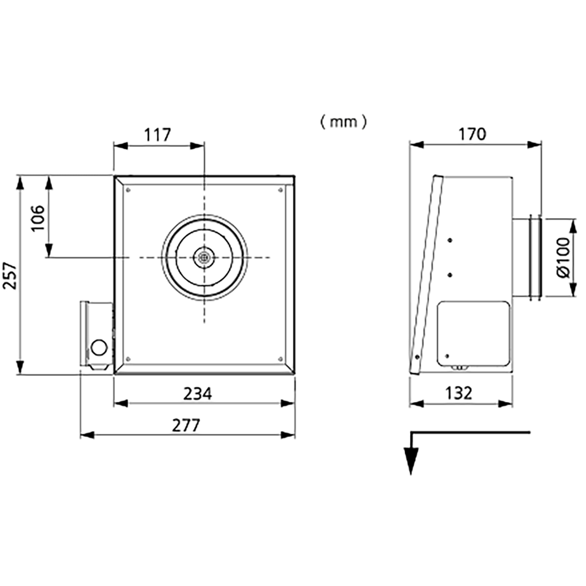 Ytterveggsvifte Östberg Rs 125 A