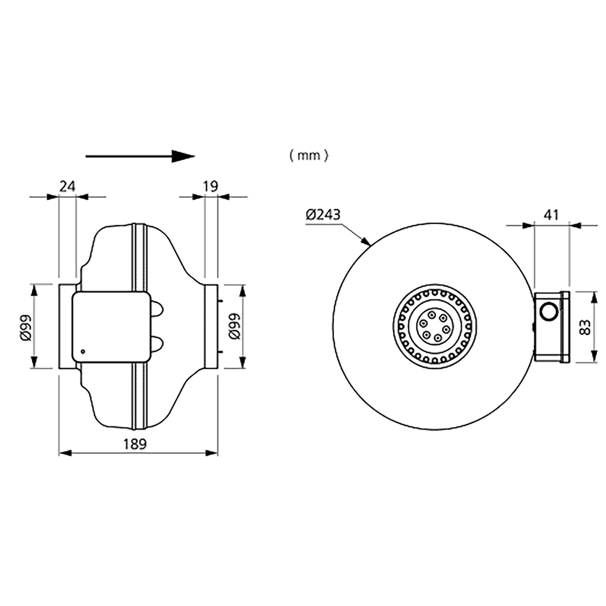 Kanalvifte Östberg CK AC