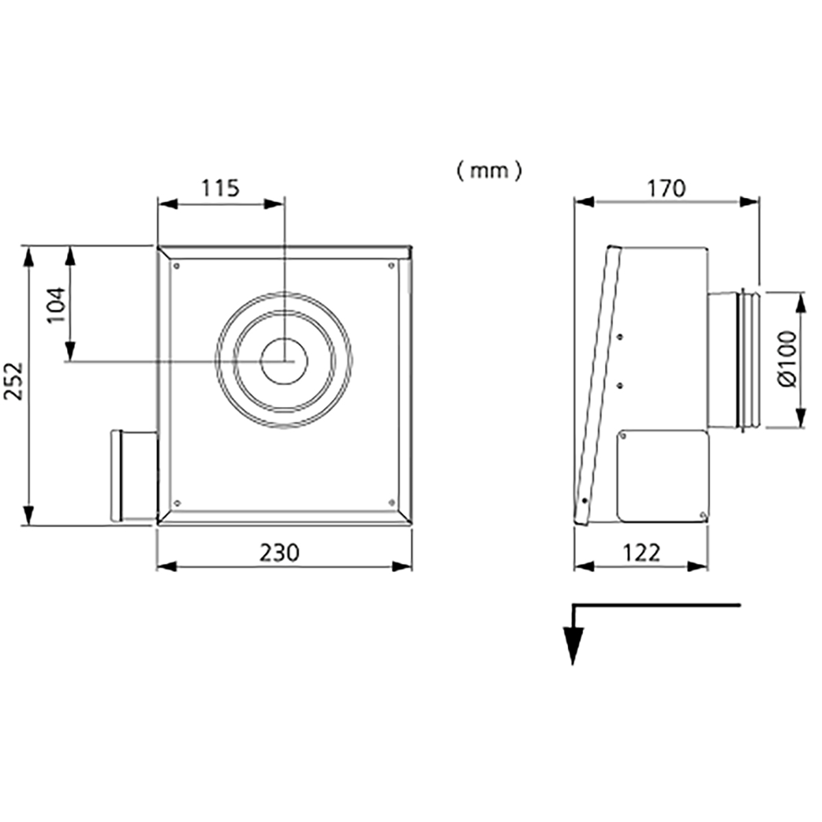Ytterveggsvifte Östberg Rs 125 A