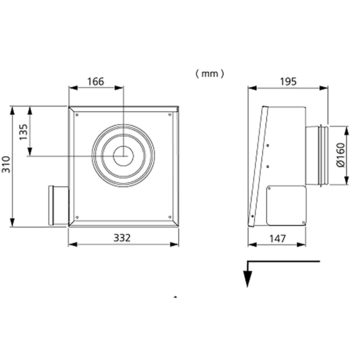 Ytterveggsvifte Östberg Rs 125 A
