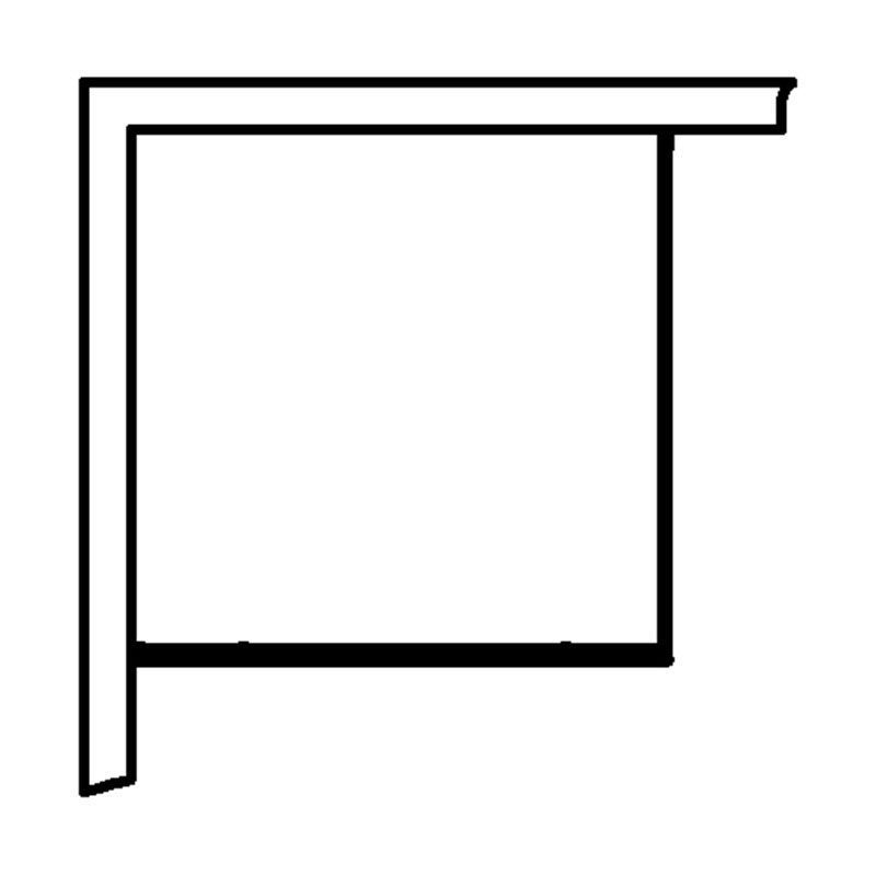 Duschvägg Svedbergs Langfoss Fast