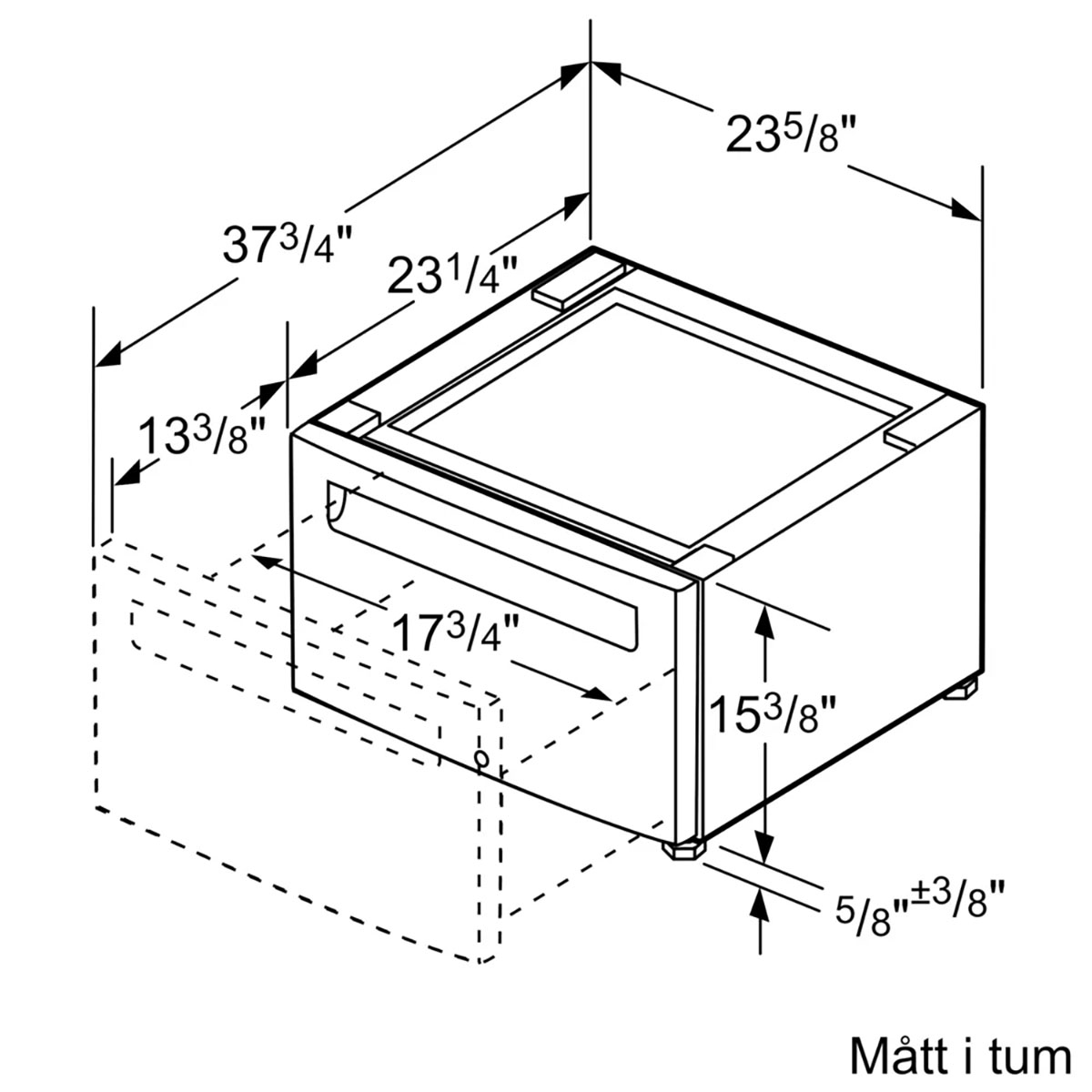Monteringssett Bosch WTZ27510