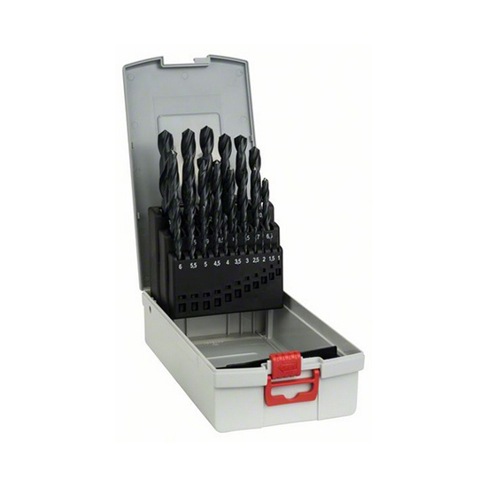 Metallborrsats HSS-R Bosch Power Tools DIN 338 ProBox 25 Delar