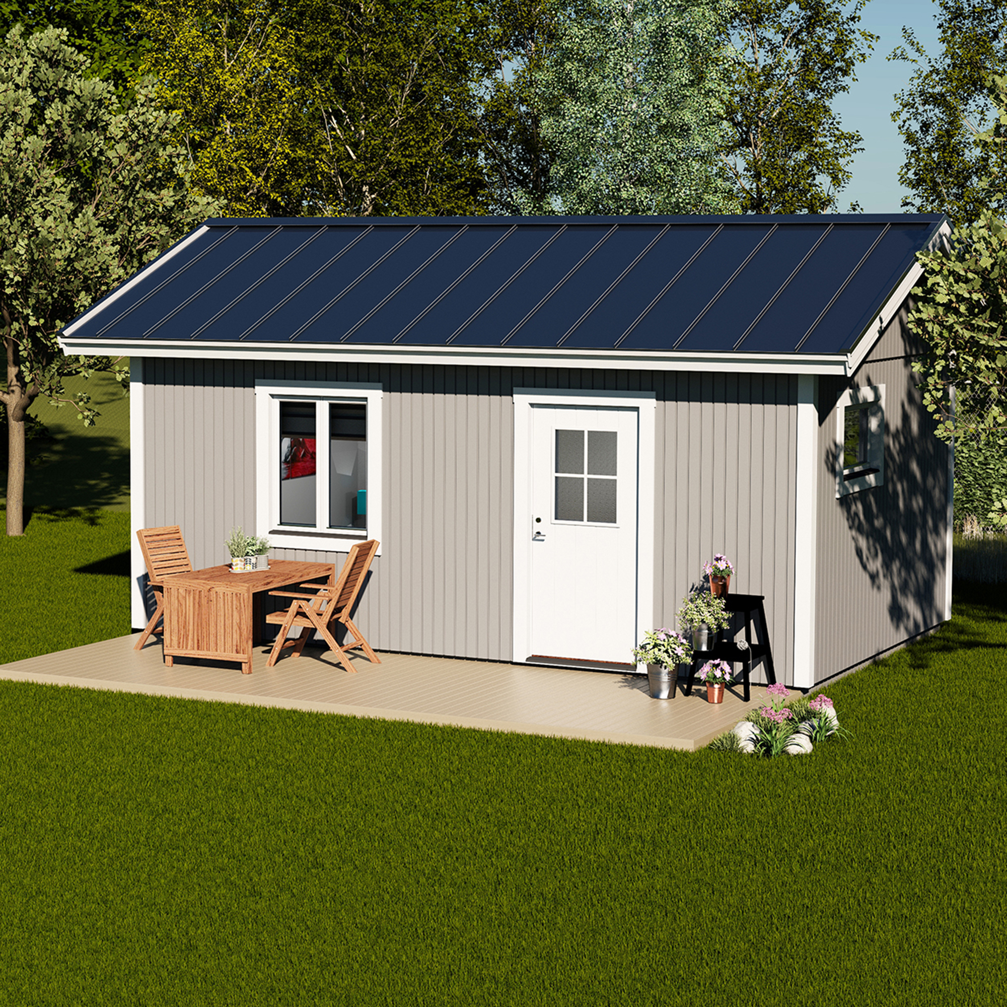 Attefallshus Sorselestugan Mod.2 24 m2