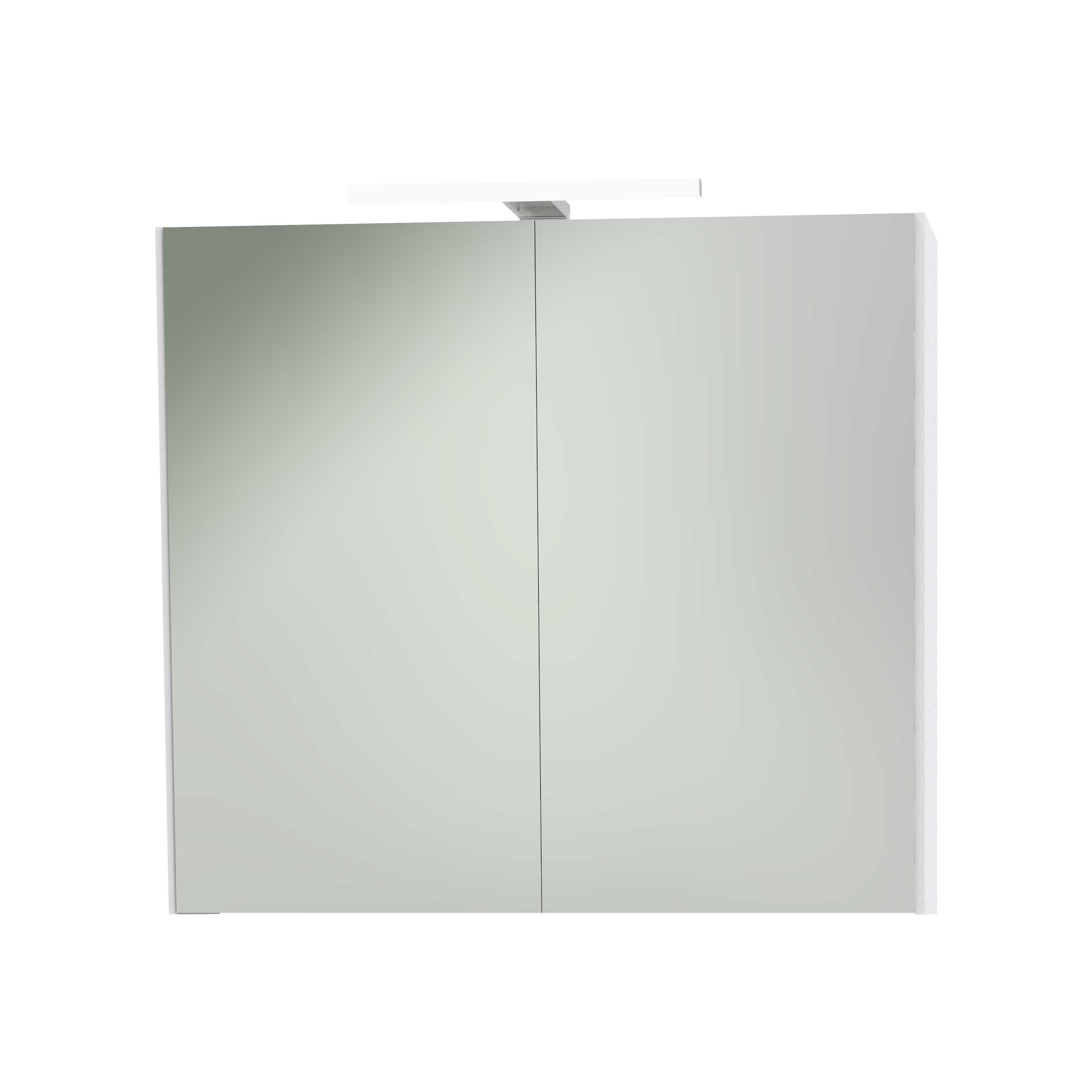 Spegelskåp Miller Badrum London/New York Vit, B: 790 mm - Installation/montering finns att köpa till