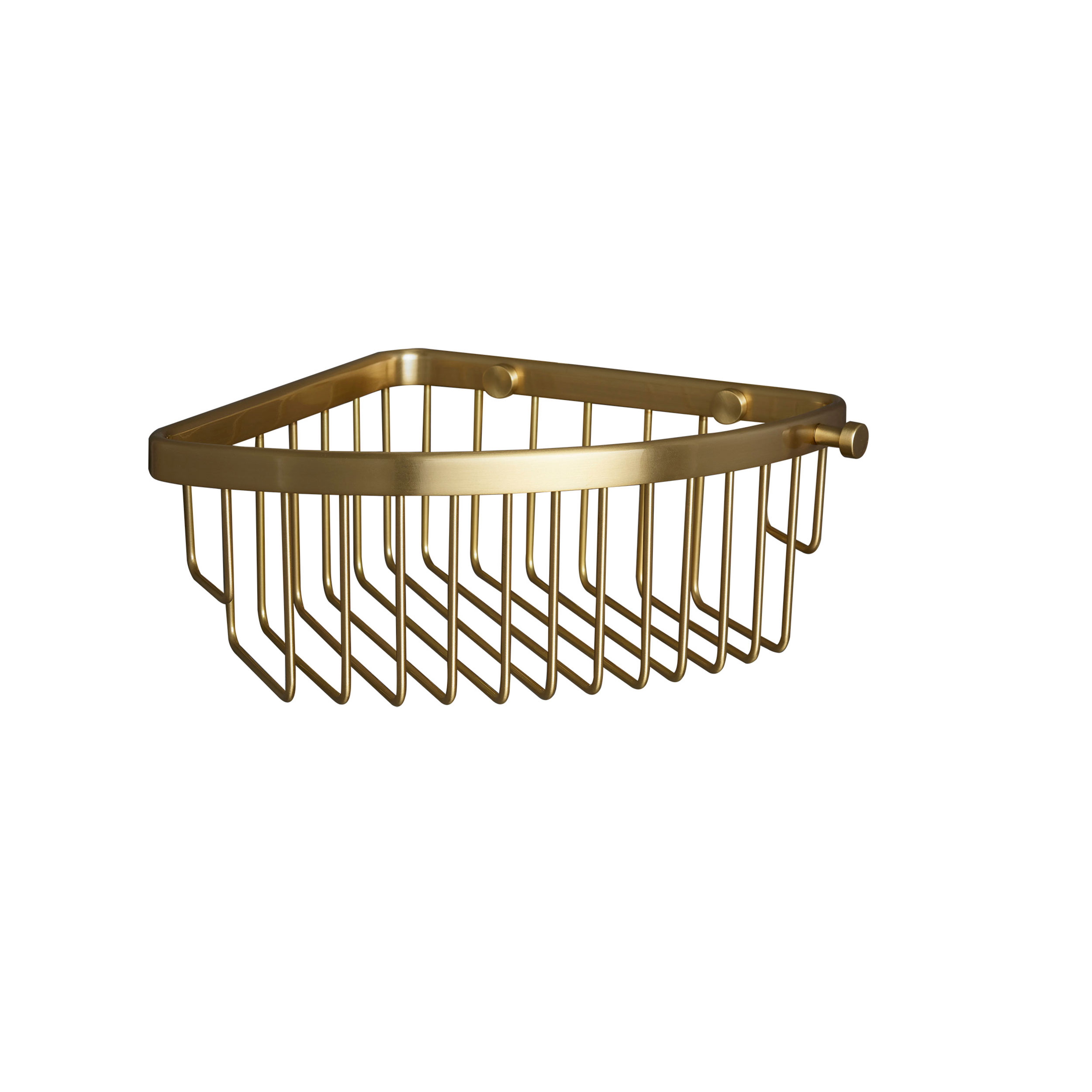 Duschkorg Miller Badrum Classic Hörn Nät Borstad Mässing