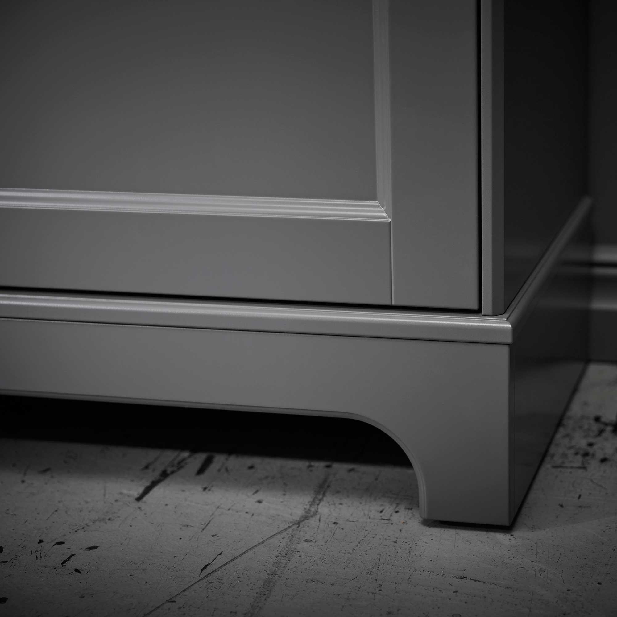 Tvättställsskåp Miller Badrum Kensington 100 med Lådor och Sockel för Heltäckande Tvättställ