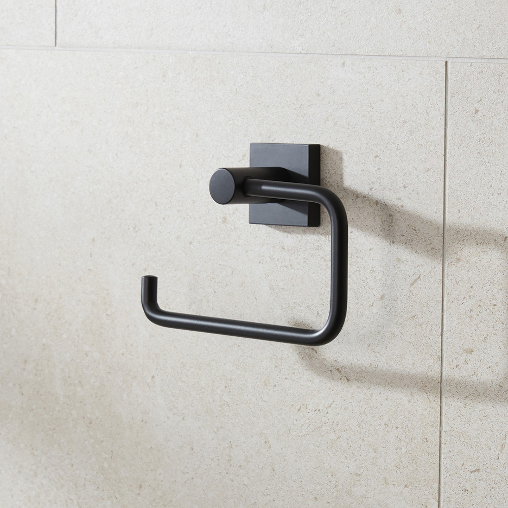 Toalettpappershållare Miller Badrum Atlanta Mattsvart