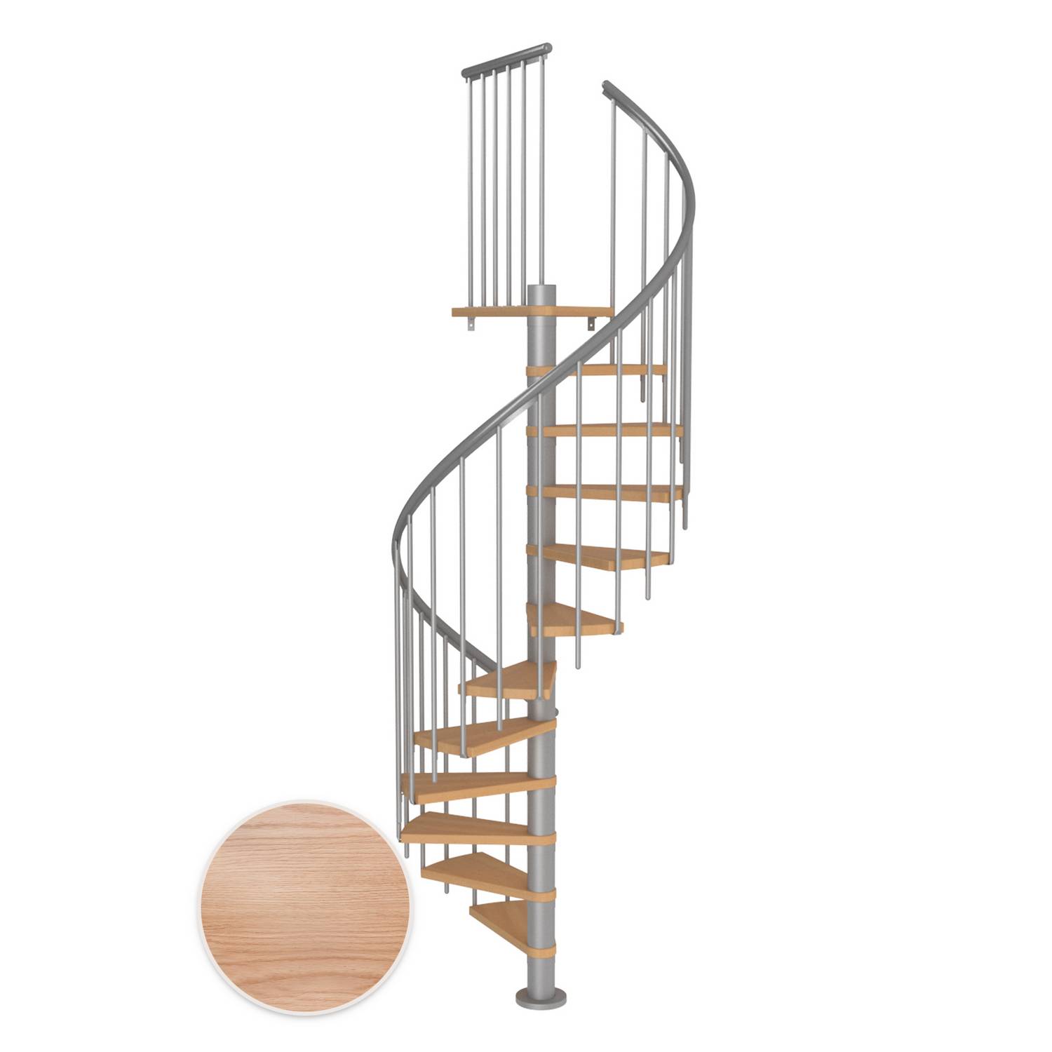 Spiraltrapp Dolle Montréal Eik Multiplex Classic 3