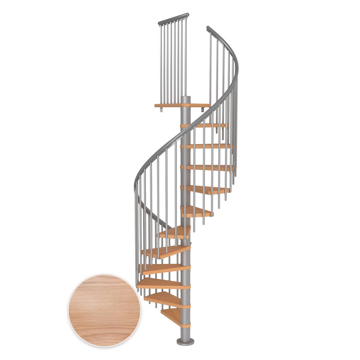 Spiraltrapp Dolle Montréal Eik Multiplex Classic 4