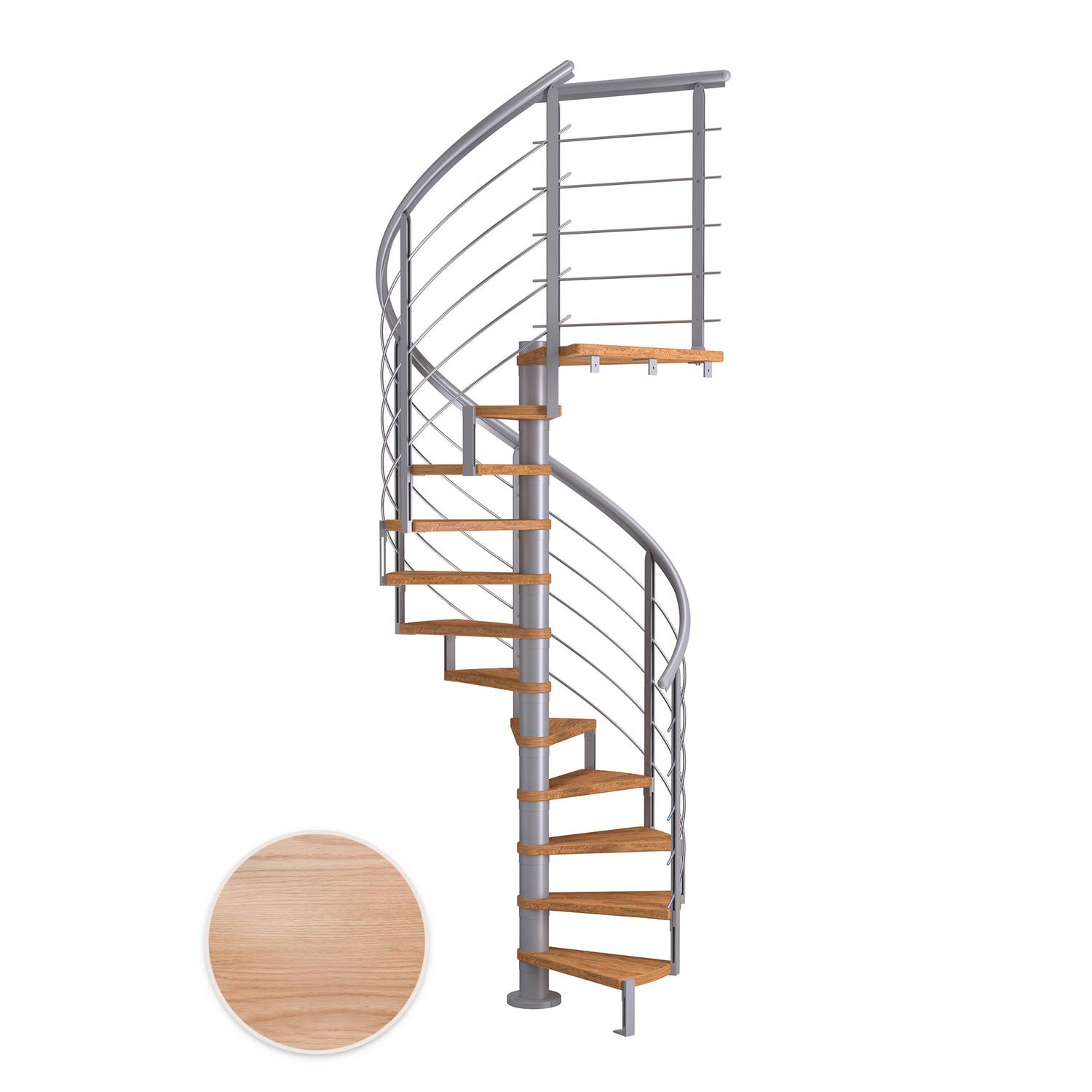 Spiraltrapp Dolle Montréal Eik Multiplex Design