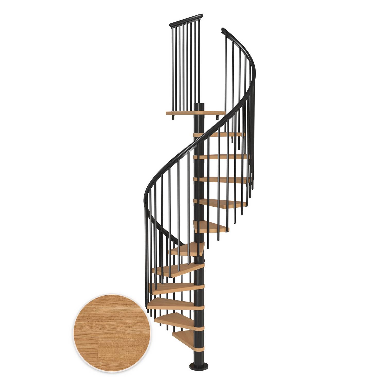 Spiraltrapp Dolle Montréal Eik Oljet Classic 4