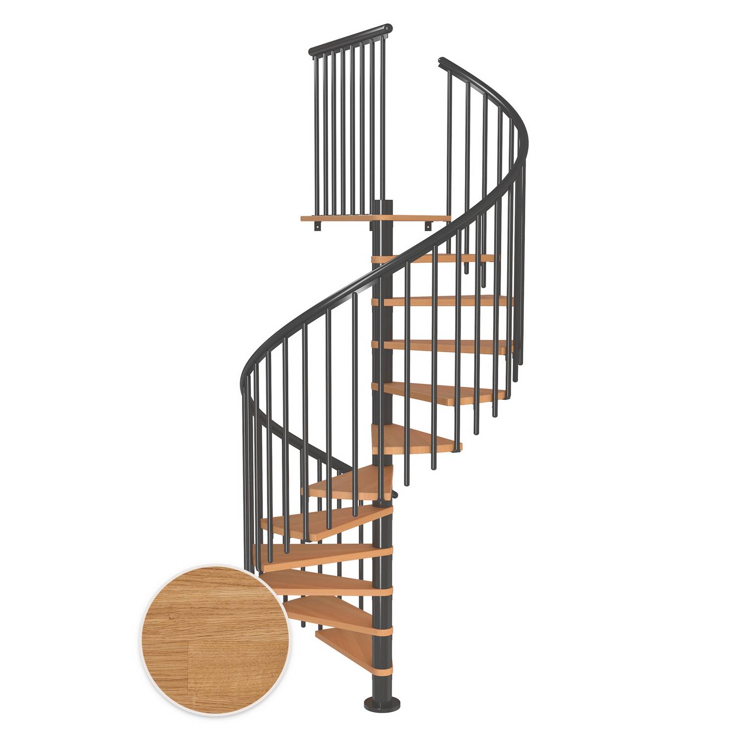 Spiraltrapp Dolle Montréal Eik Oljet Classic 4