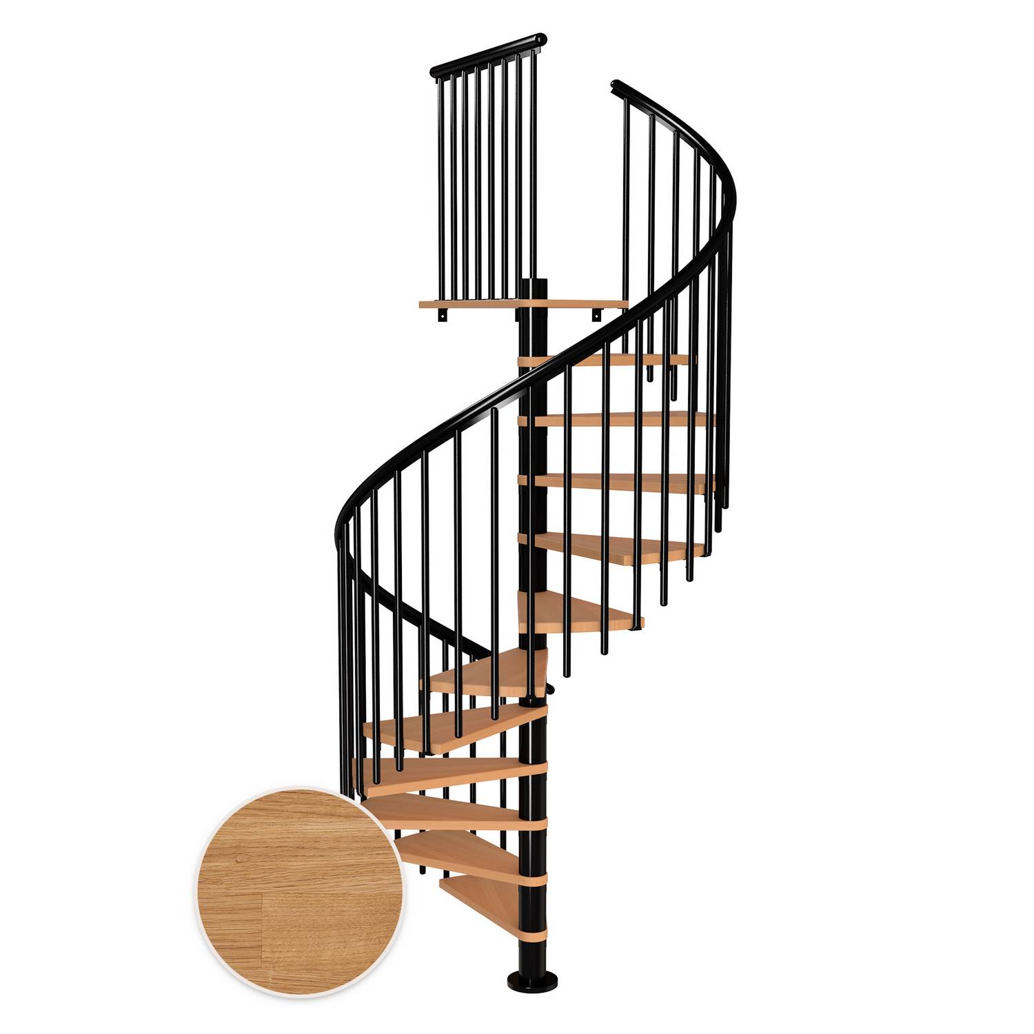 Spiraltrapp Dolle Montréal Eik Oljet Classic 4