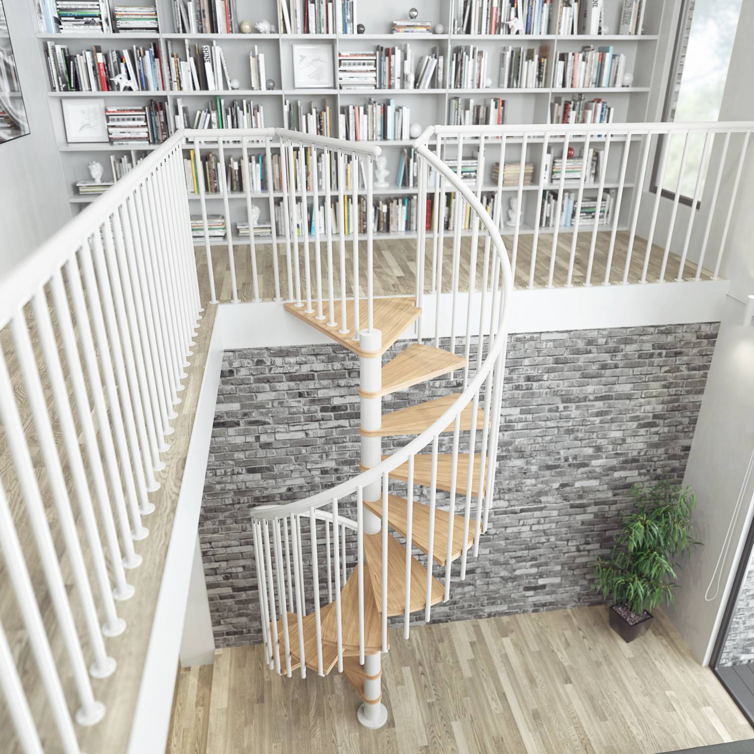 Spiraltrapp Dolle Montréal Eik Oljet Classic 4