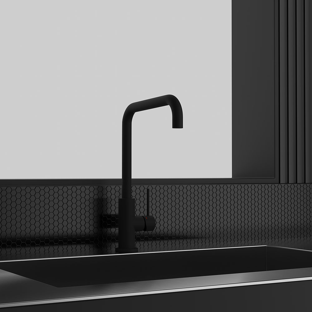 Kjøkkenbatteri Scandtap Steel Mood Rustfritt stål