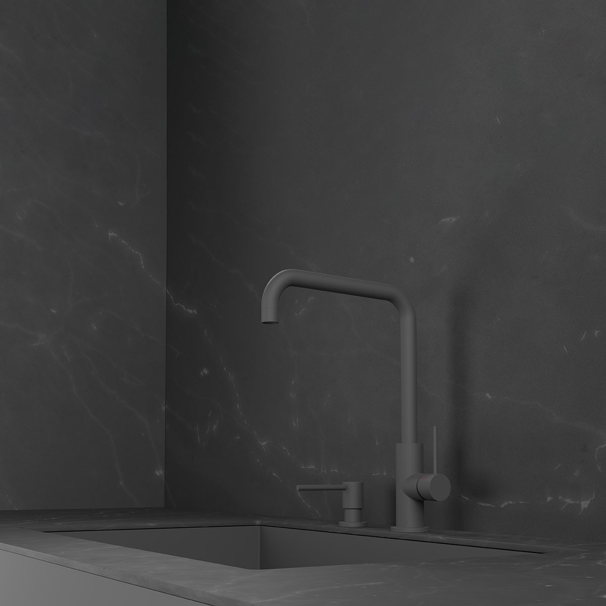 Kjøkkenbatteri Scandtap Steel Mood Rustfritt stål