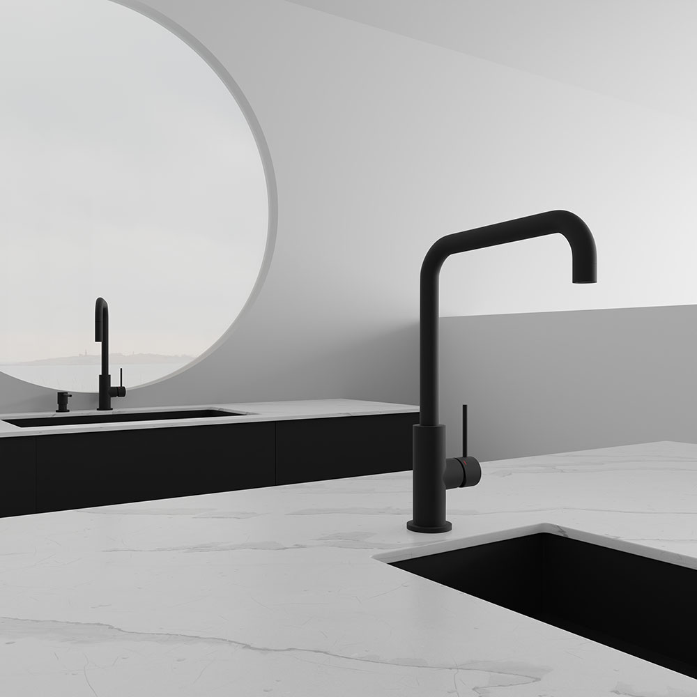 Kjøkkenbatteri Scandtap Steel Mood Rustfritt stål