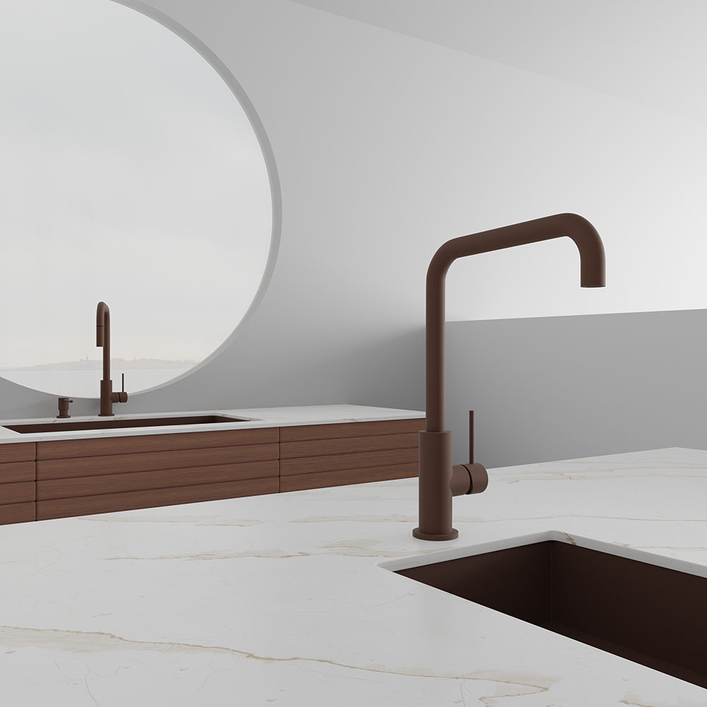 Kjøkkenbatteri Scandtap Steel Mood Rustfritt stål