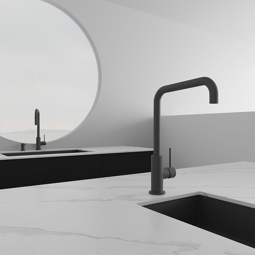 Kjøkkenbatteri Scandtap Steel Mood Rustfritt stål