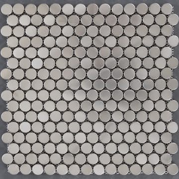 Mosaikk Tenfors Penny Aluminium 30x30 cm