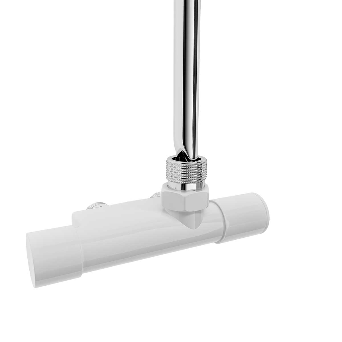 NH-Ventil Nordhem Manuell Vinkel Vit, Höger, CC 60