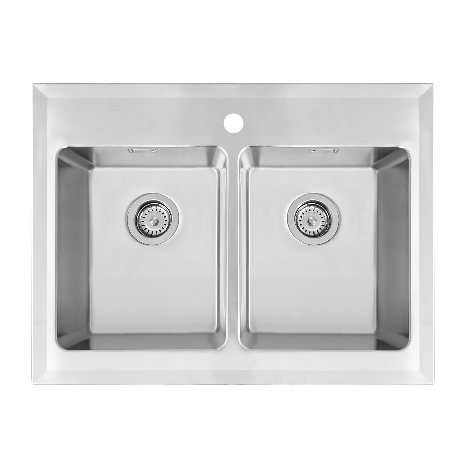 Kjøkkenvask Nordic Tech Nordic Opal 8-600 Heldekkende med Dobbelvask