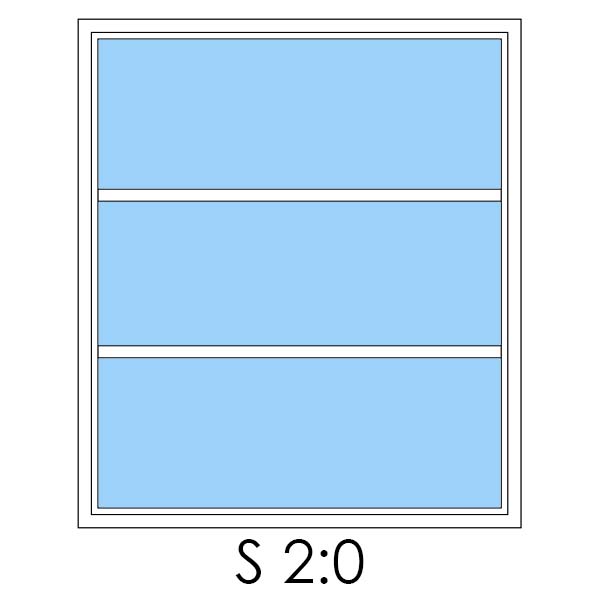 Nordiska Fönster Mellanglasspröjs PVC 26 mm 2:0