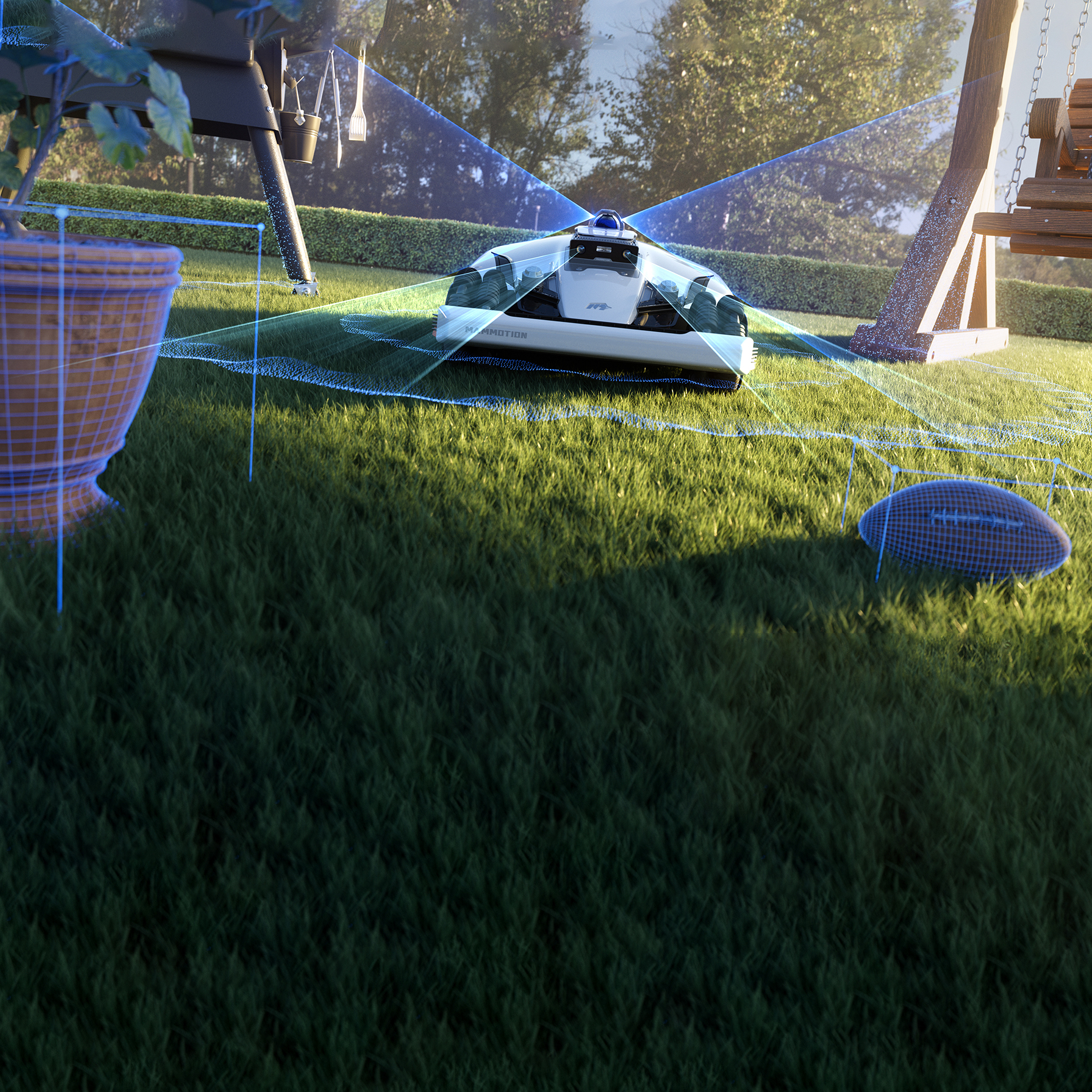 Robotgressklipper Mammotion LUBA 3 AWD 10000 Uten Grensekabel