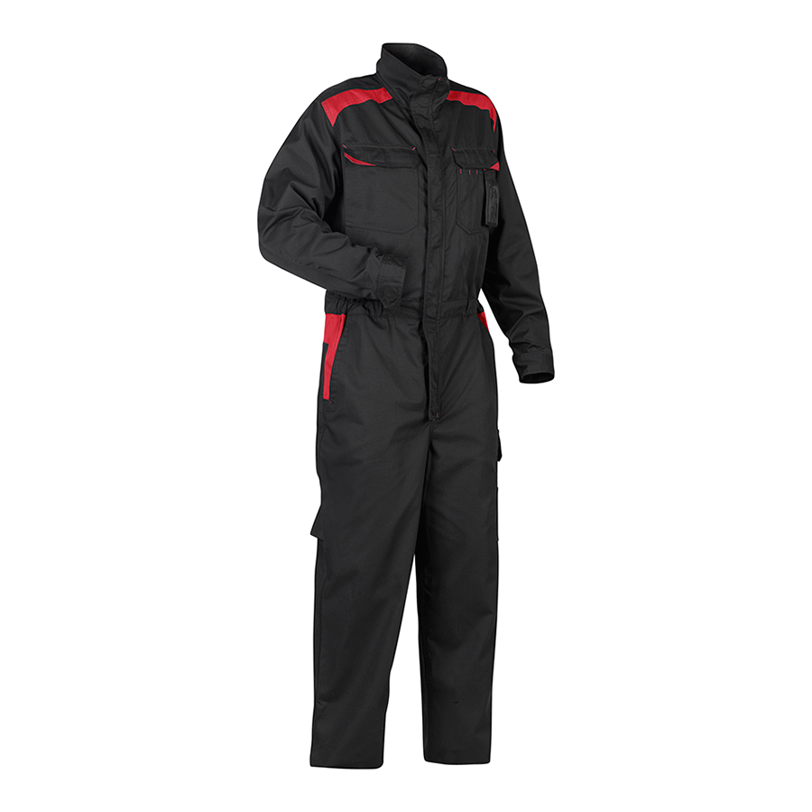 Overall Blåkläder 6054 Storlek: C48, Svart/Röd