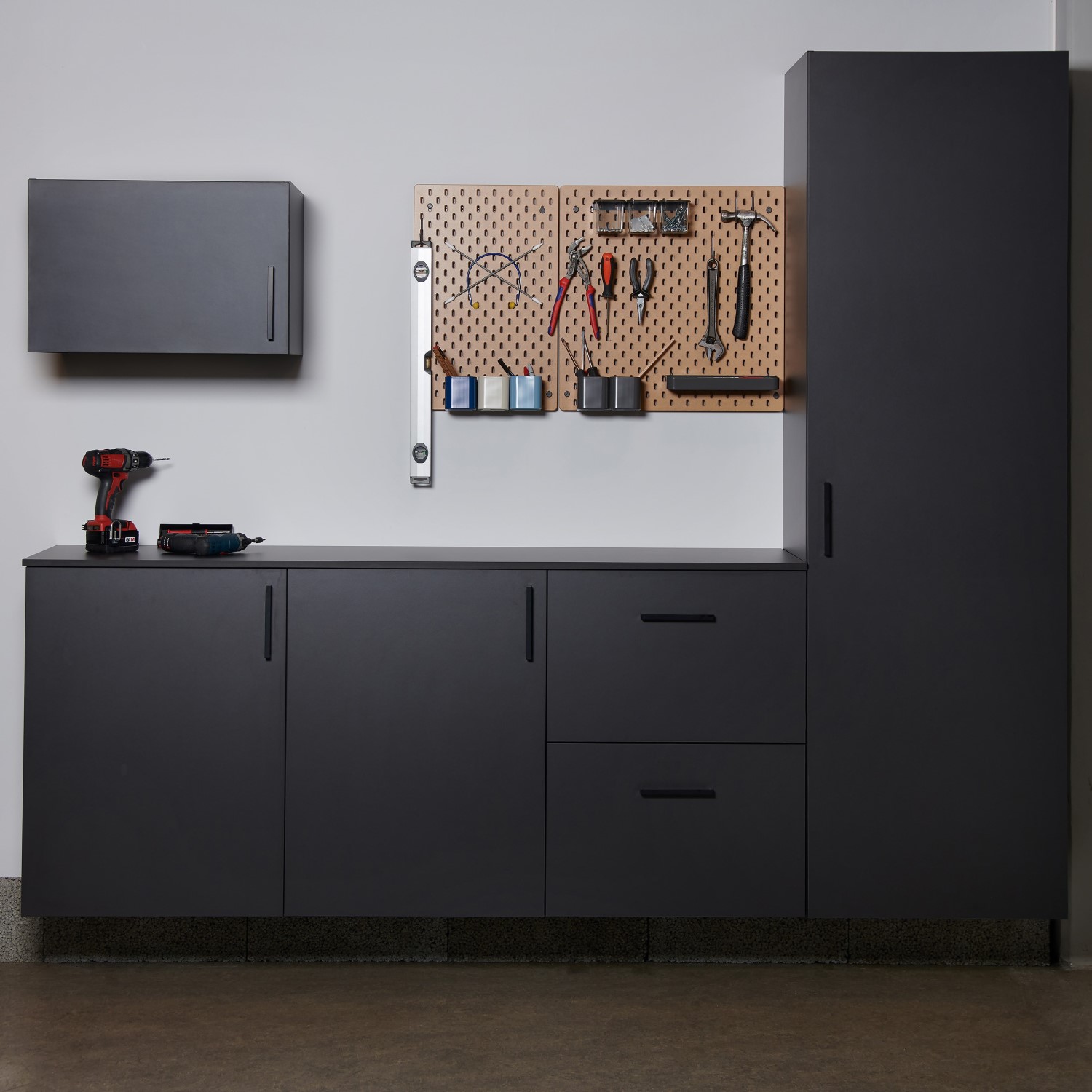 Garasjeinnredning FOSSBAD Komplett B240 med Høyskap