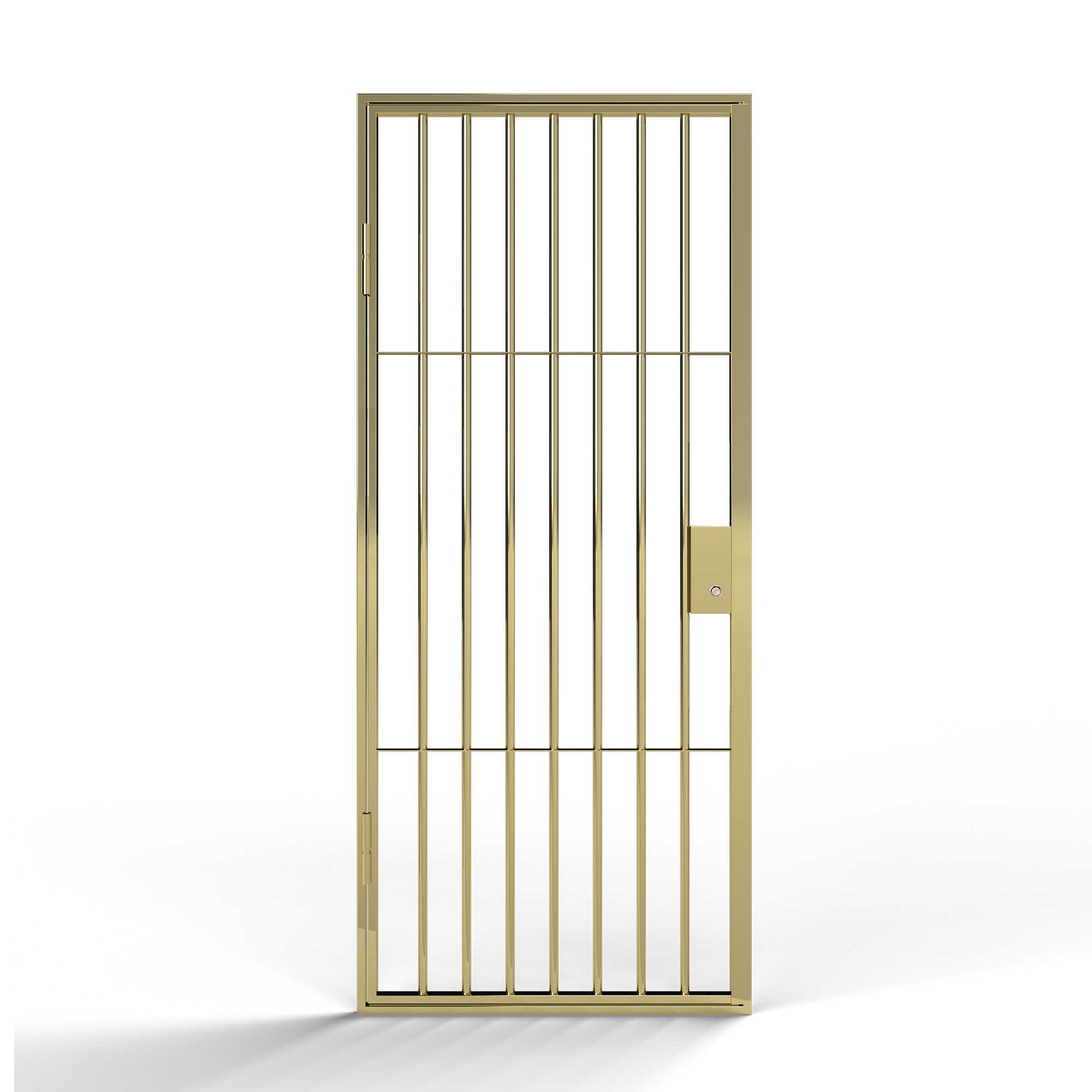 Gallergrind Avant Guard Paris BxH: 100x200 cm, Guld, Vänster