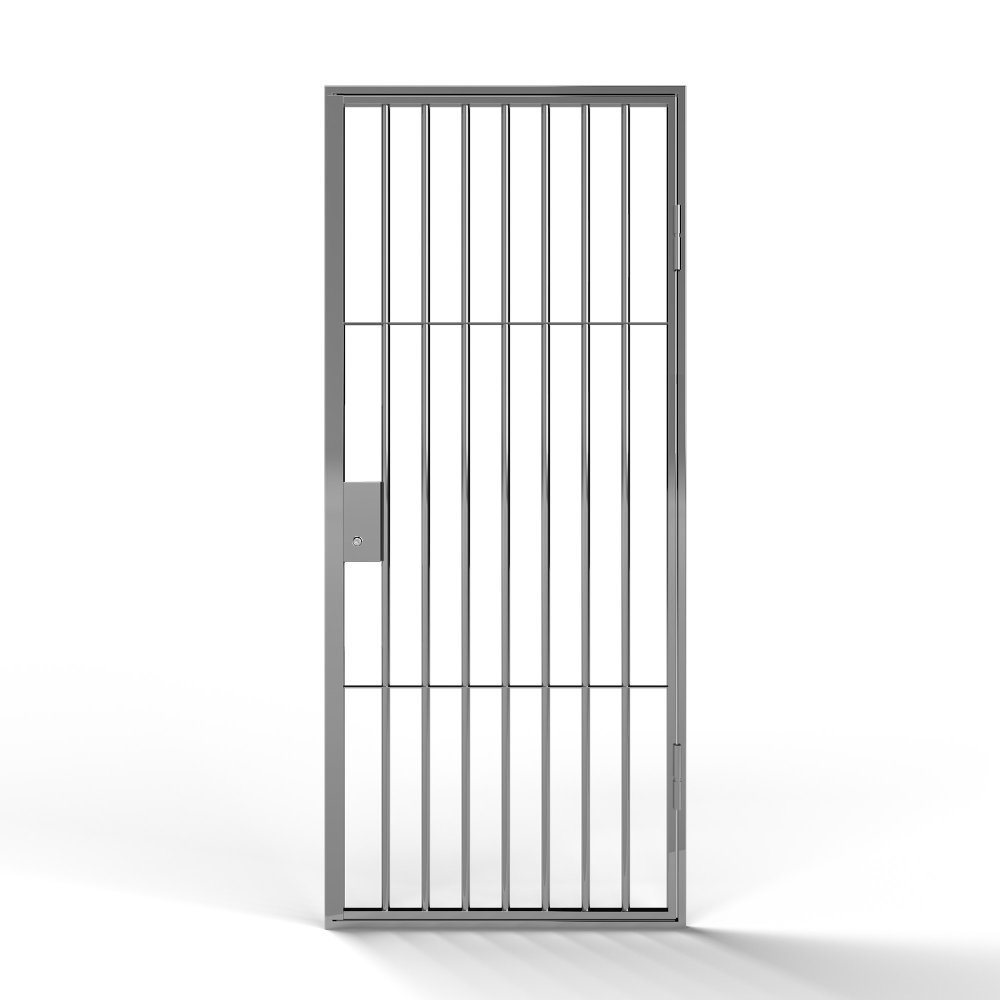 Gallergrind Avant Guard Paris BxH: 100x210 cm, Askgrå, Höger