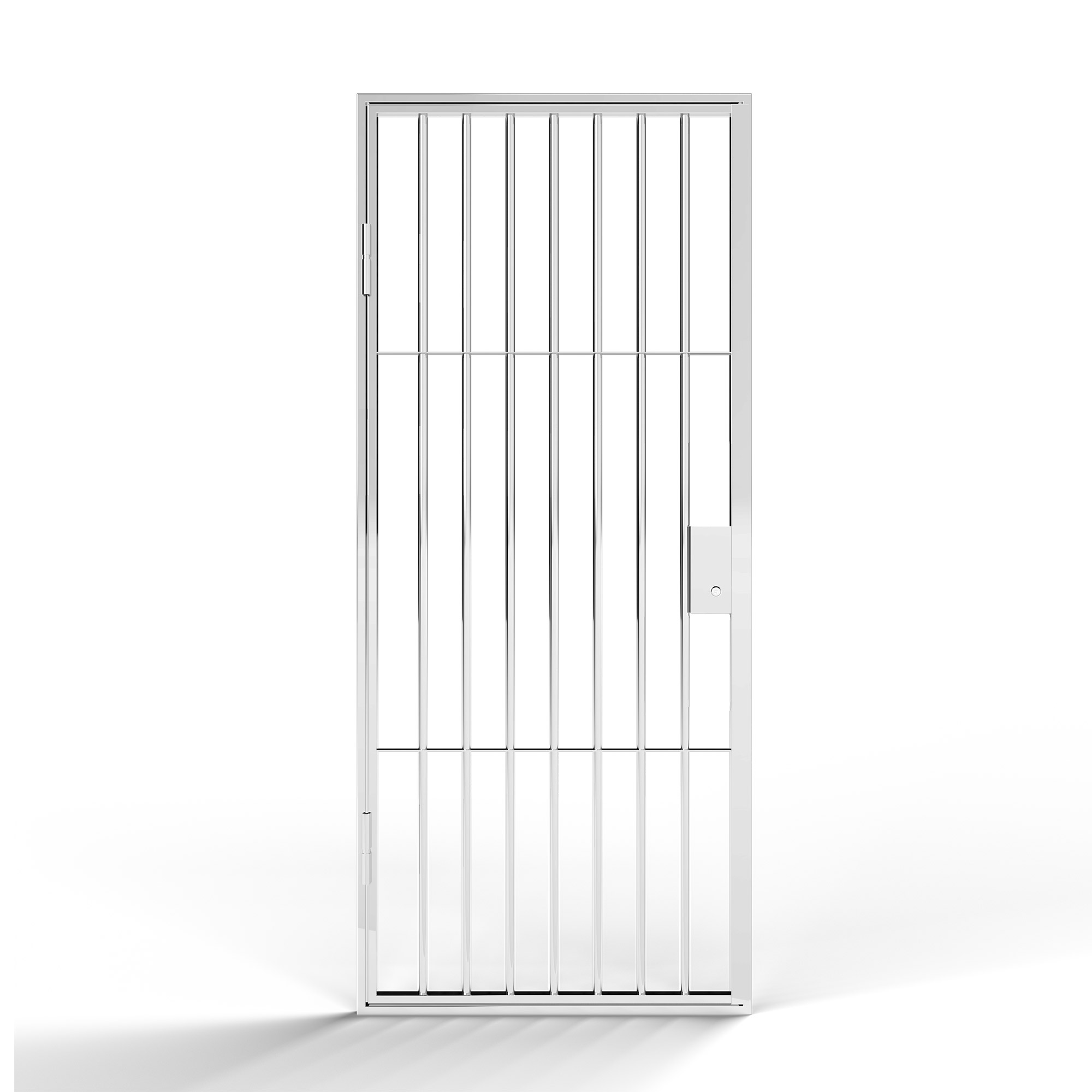 Gallergrind Avant Guard Paris BxH: 100x210 cm, Matt Vit, Vänster