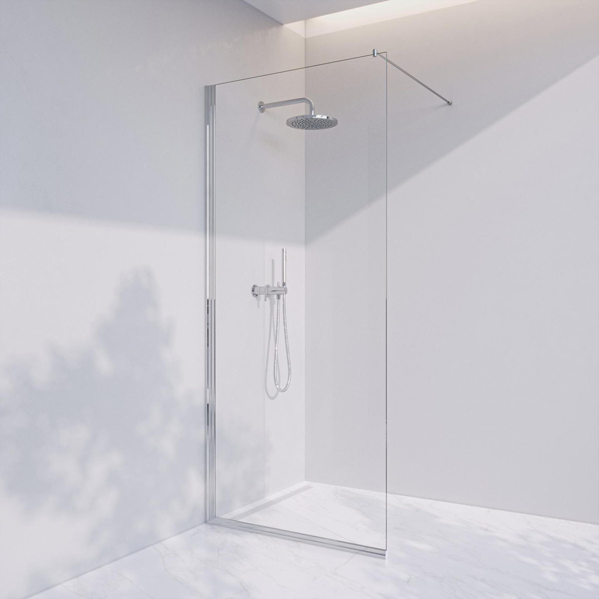 Duschvägg Invitrea Prime PH1 med Glasrengöring | badrum - duschar - duschvagg | KakelKungen