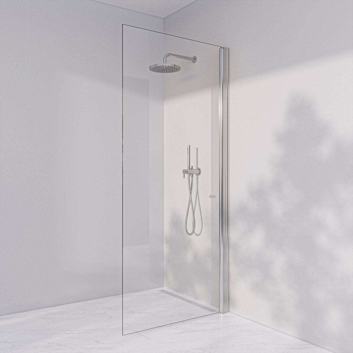 Duschvägg Invitrea Prime PH2 med Glasrengöring | badrum - duschar - duschvagg | KakelKungen