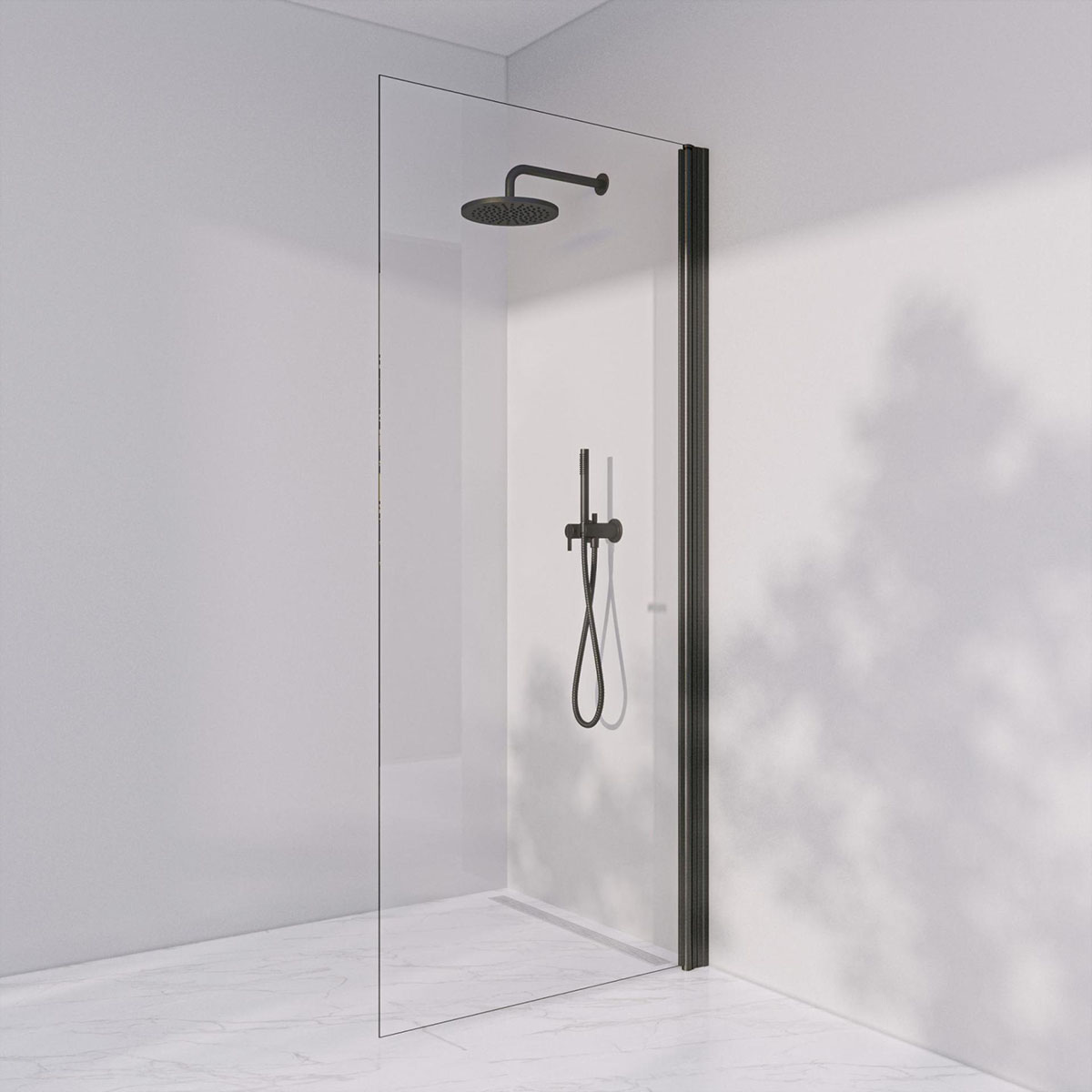 Duschvägg Invitrea Prime PH2 med Glasrengöring | badrum - duschar - duschvagg | KakelKungen