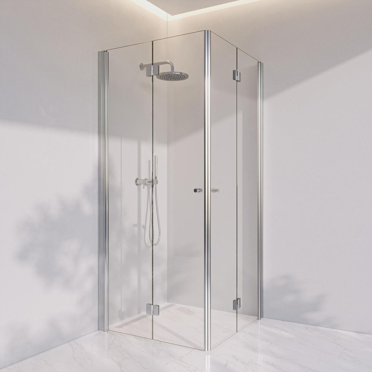 Duschhörn Invitrea Prime PH33 med Glasrengöring | badrum - duschar - duschhorn | KakelKungen