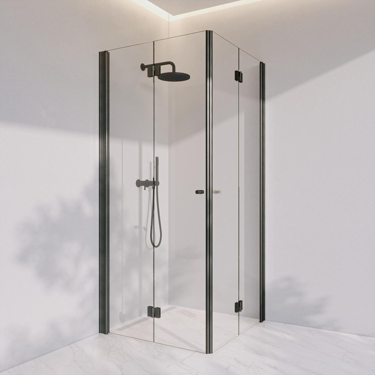 Duschhörn Invitrea Prime PH33 med Glasrengöring | badrum - duschar - duschhorn | KakelKungen