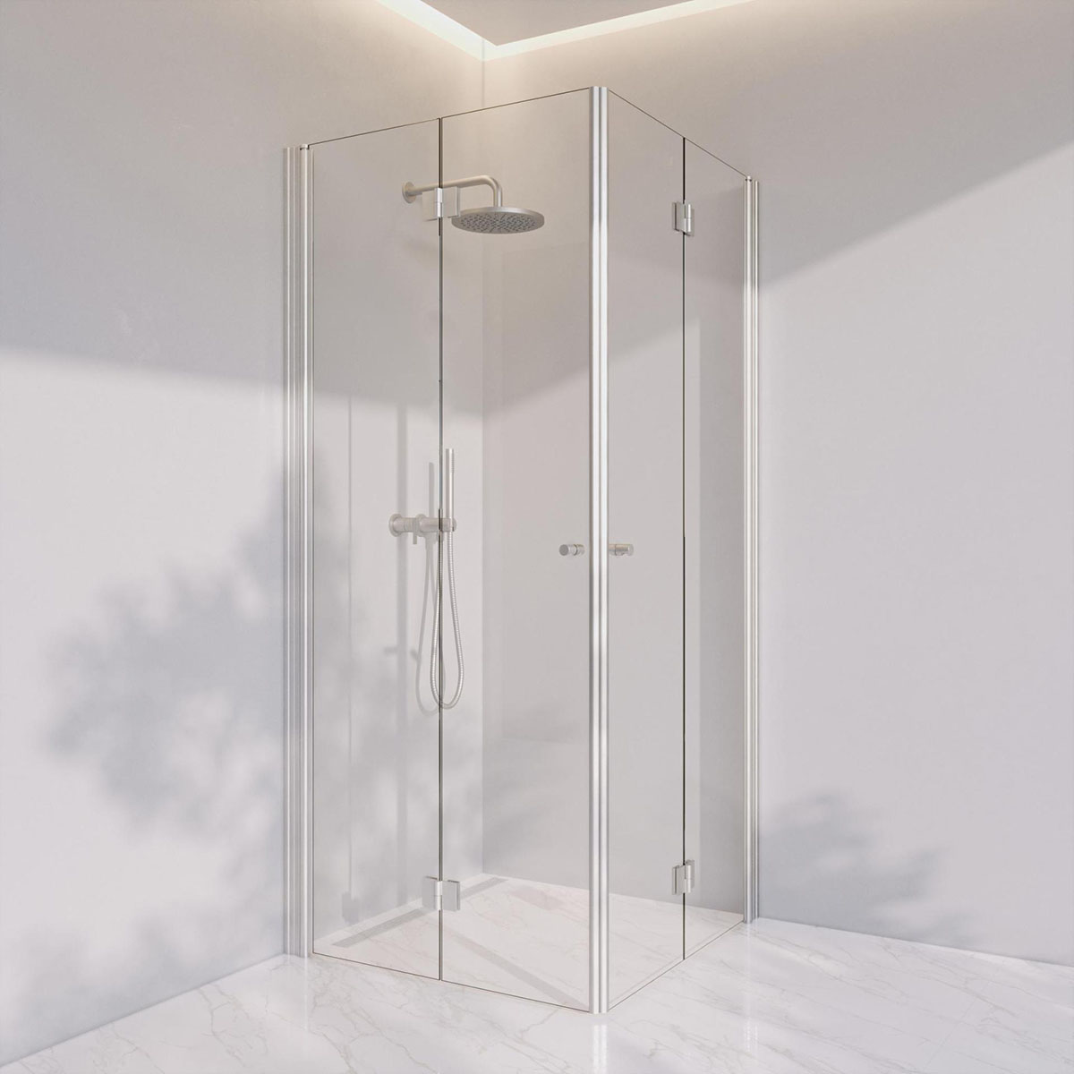 Duschhörn Invitrea Prime PH33 med Glasrengöring | badrum - duschar - duschhorn | KakelKungen