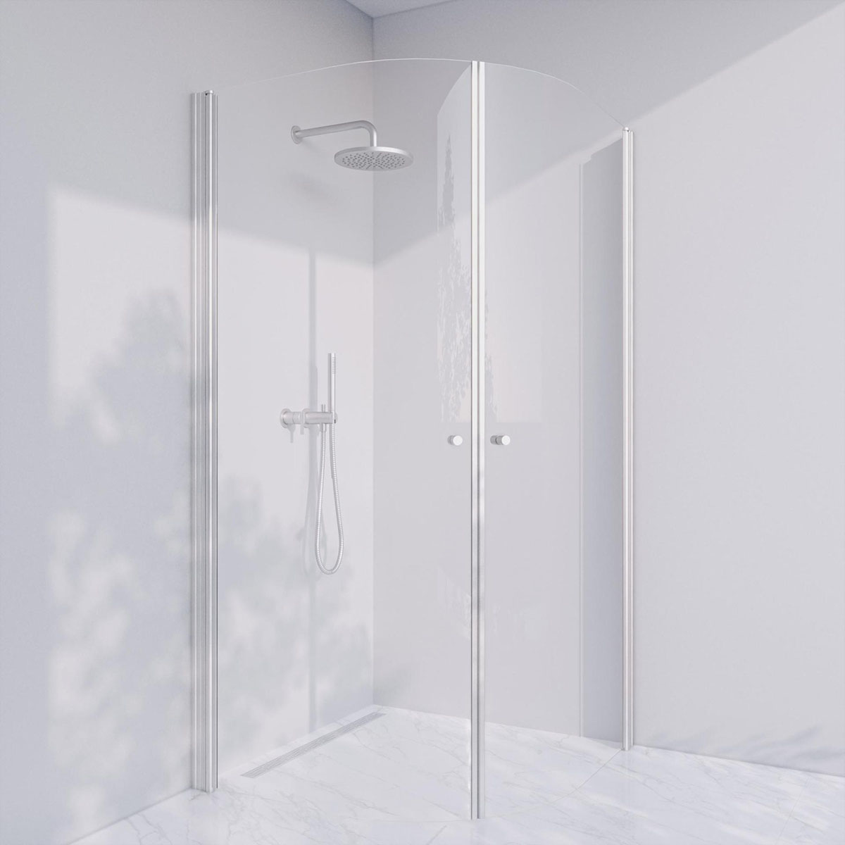 Duschhörn Invitrea Prime PH44 med Glasrengöring | badrum - duschar - duschhorn | KakelKungen