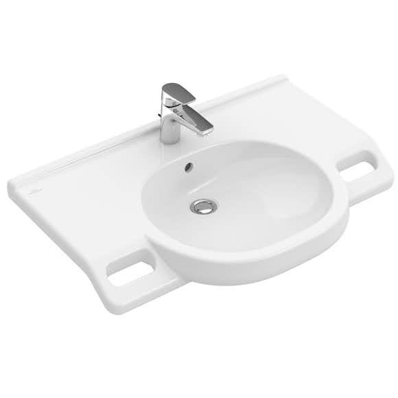 tvättställ villeroy & boch o.novo vita ovalt 810 mm