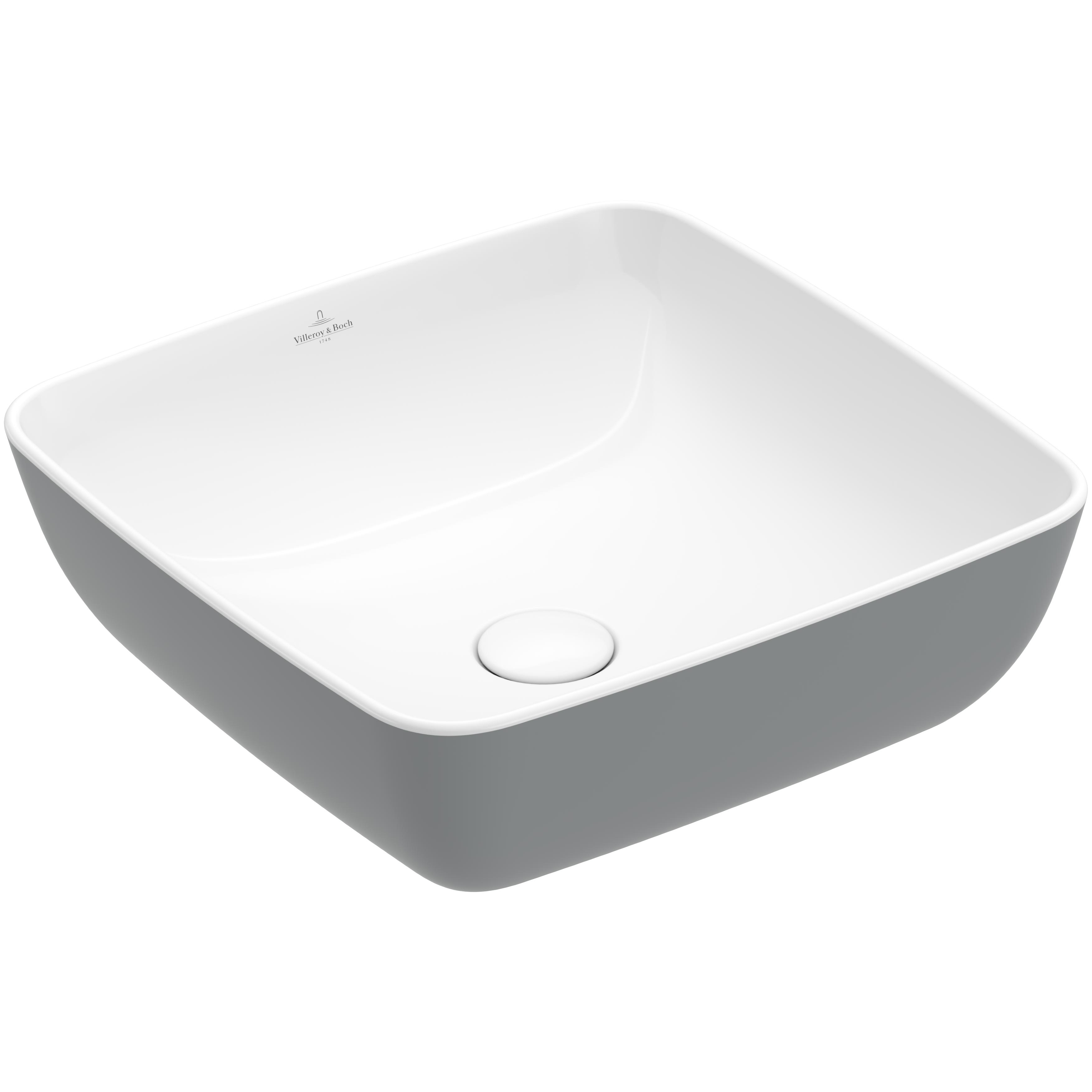 tvättställ villeroy & boch artis 410 mm kvadratiskt