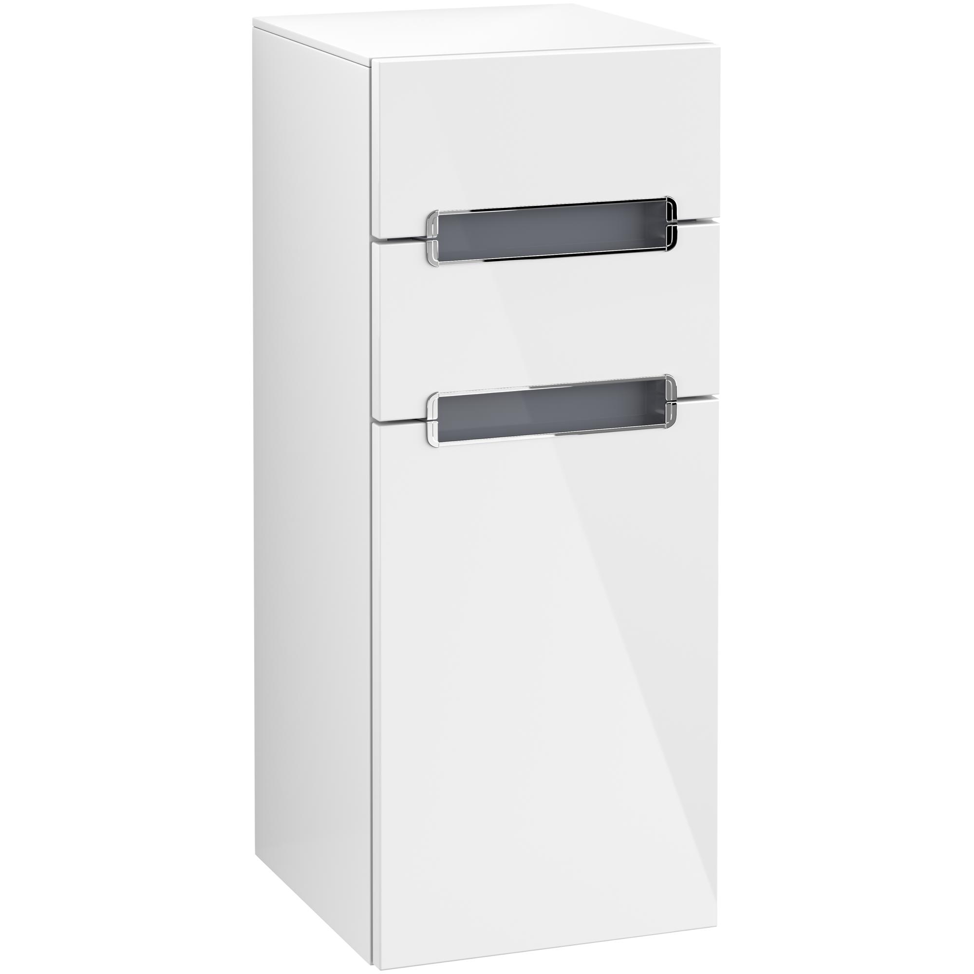 Väggskåp Villeroy & Boch Subway 2.0 med 2 Lådor och 1 Dörr 356 mm | badrum - badrumsmobler - vagg-och-hogskap | KakelKungen