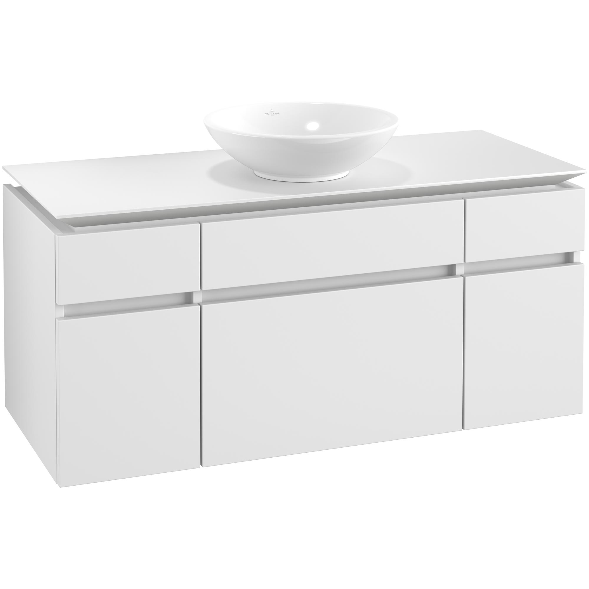 Tvättställsskåp Villeroy & Boch Legato med 5 Lådor för Ytmonterat Tvättställ från Övriga V&B Serier | badrum - badrumsmobler - tvattstallsskap-och-kommod | KakelKungen