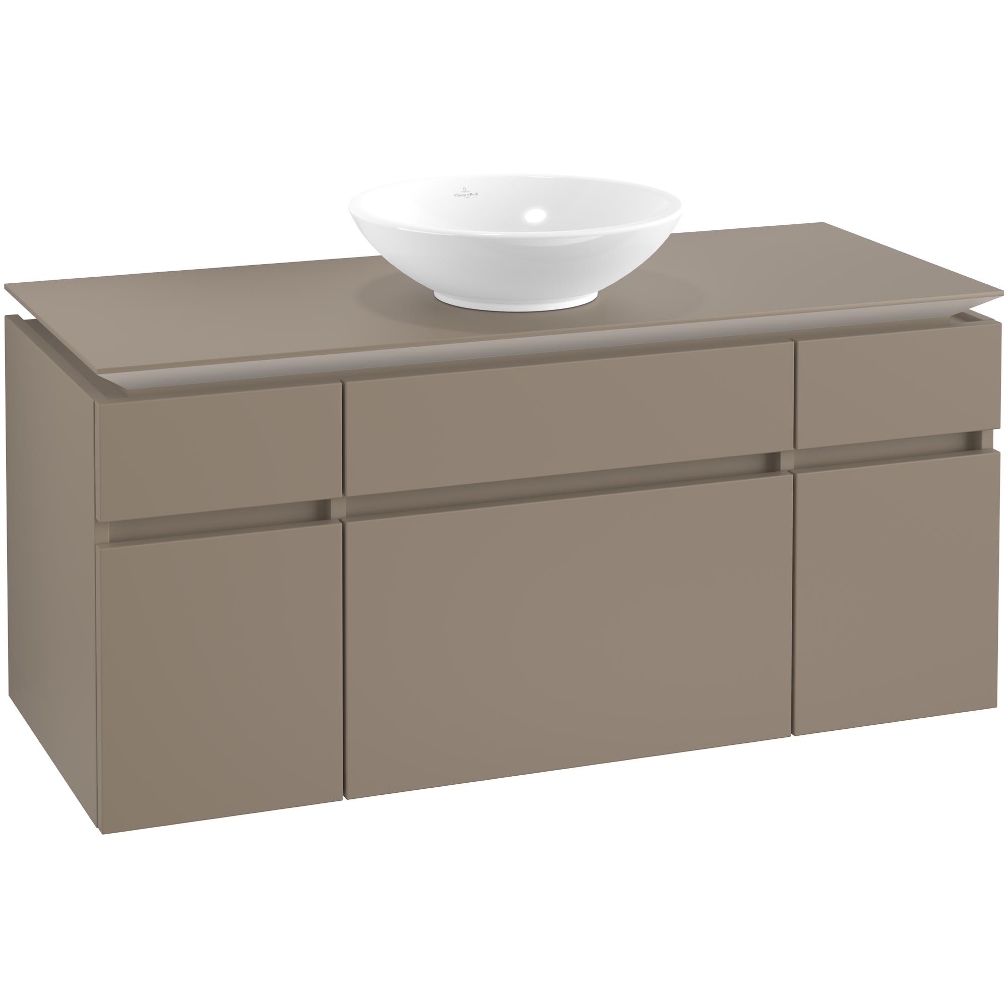Tvättställsskåp Villeroy & Boch Legato med 5 Lådor för Ytmonterat Tvättställ från Övriga V&B Serier