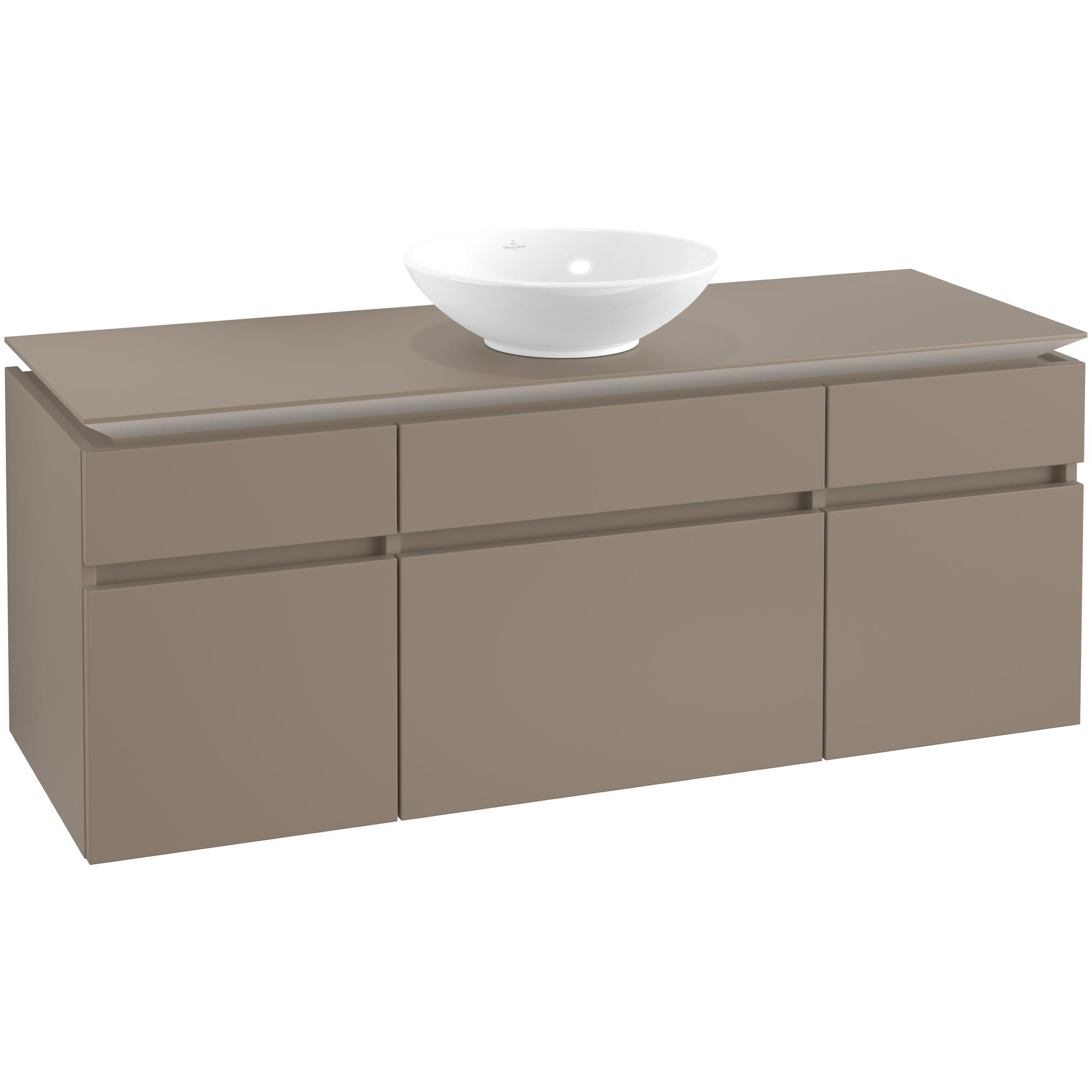 Tvättställsskåp Villeroy & Boch Legato med 5 Lådor för Ytmonterat Tvättställ från Övriga V&B Serier | badrum - badrumsmobler - tvattstallsskap-och-kommod | KakelKungen