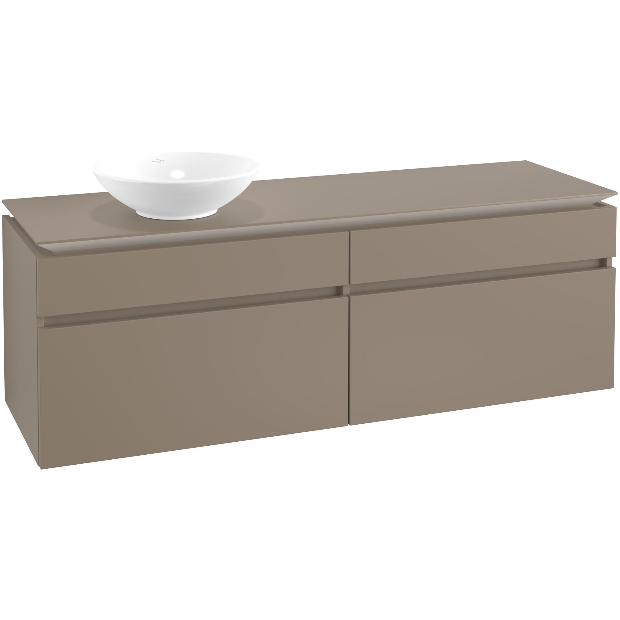 Tvättställsskåp Villeroy & Boch Legato 1600 med 4 Lådor för Fristående Tvättställ | badrum - badrumsmobler - tvattstallsskap-och-kommod | KakelKungen