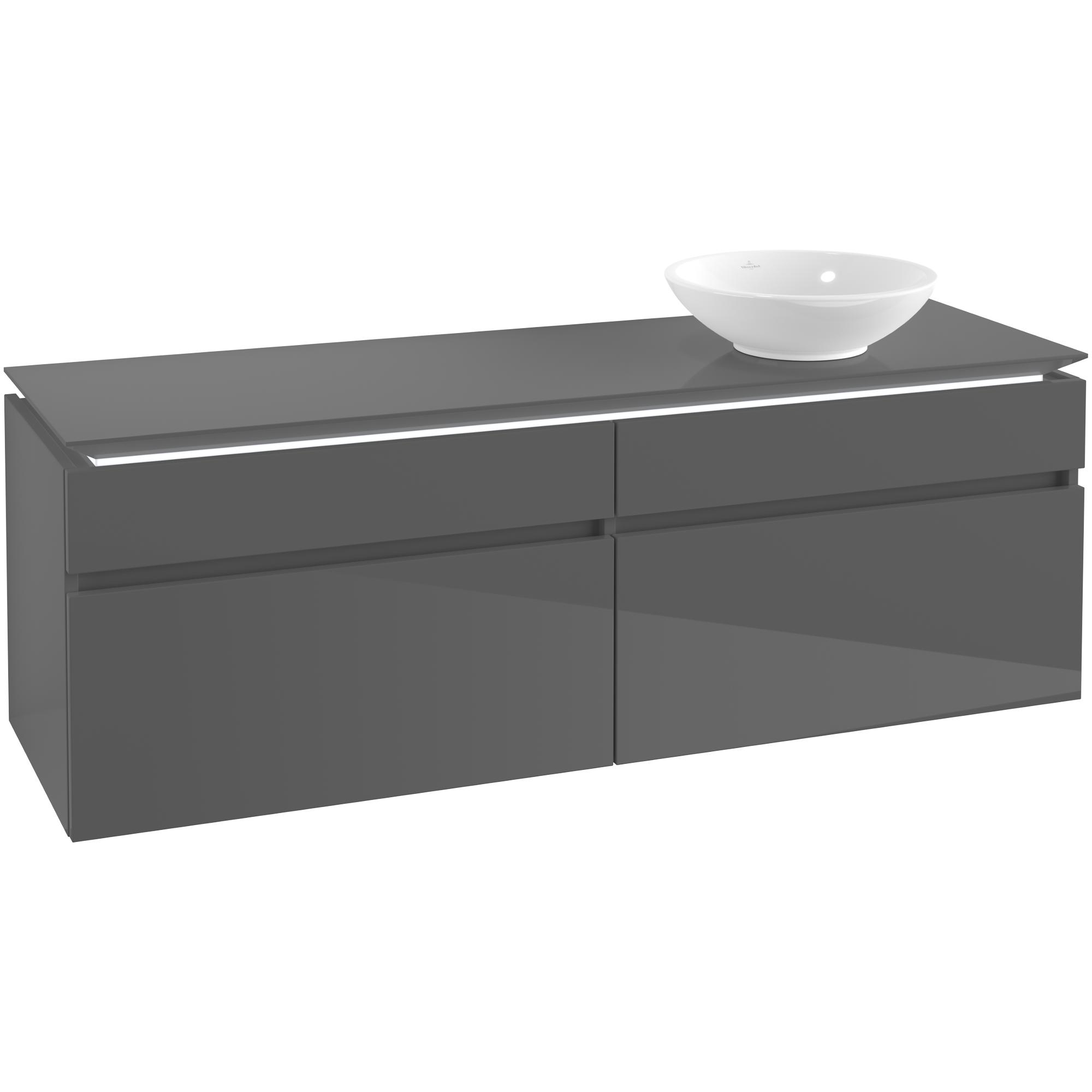 Tvättställsskåp Villeroy & Boch Legato 1600 med 4 Lådor för Fristående Tvättställ | badrum - badrumsmobler - tvattstallsskap-och-kommod | KakelKungen