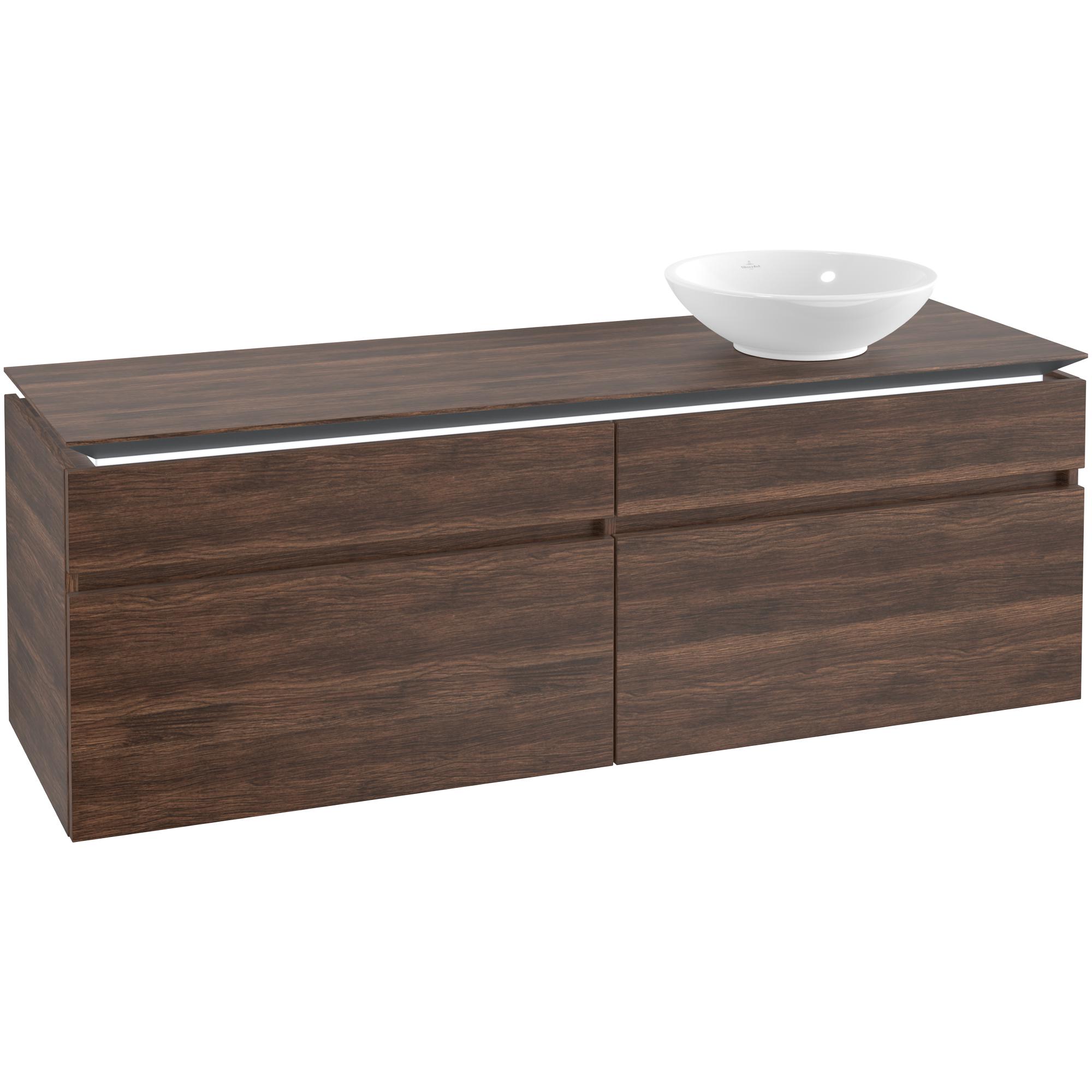 Tvättställsskåp Villeroy & Boch Legato 1600 med 4 Lådor för Fristående Tvättställ | badrum - badrumsmobler - tvattstallsskap-och-kommod | KakelKungen